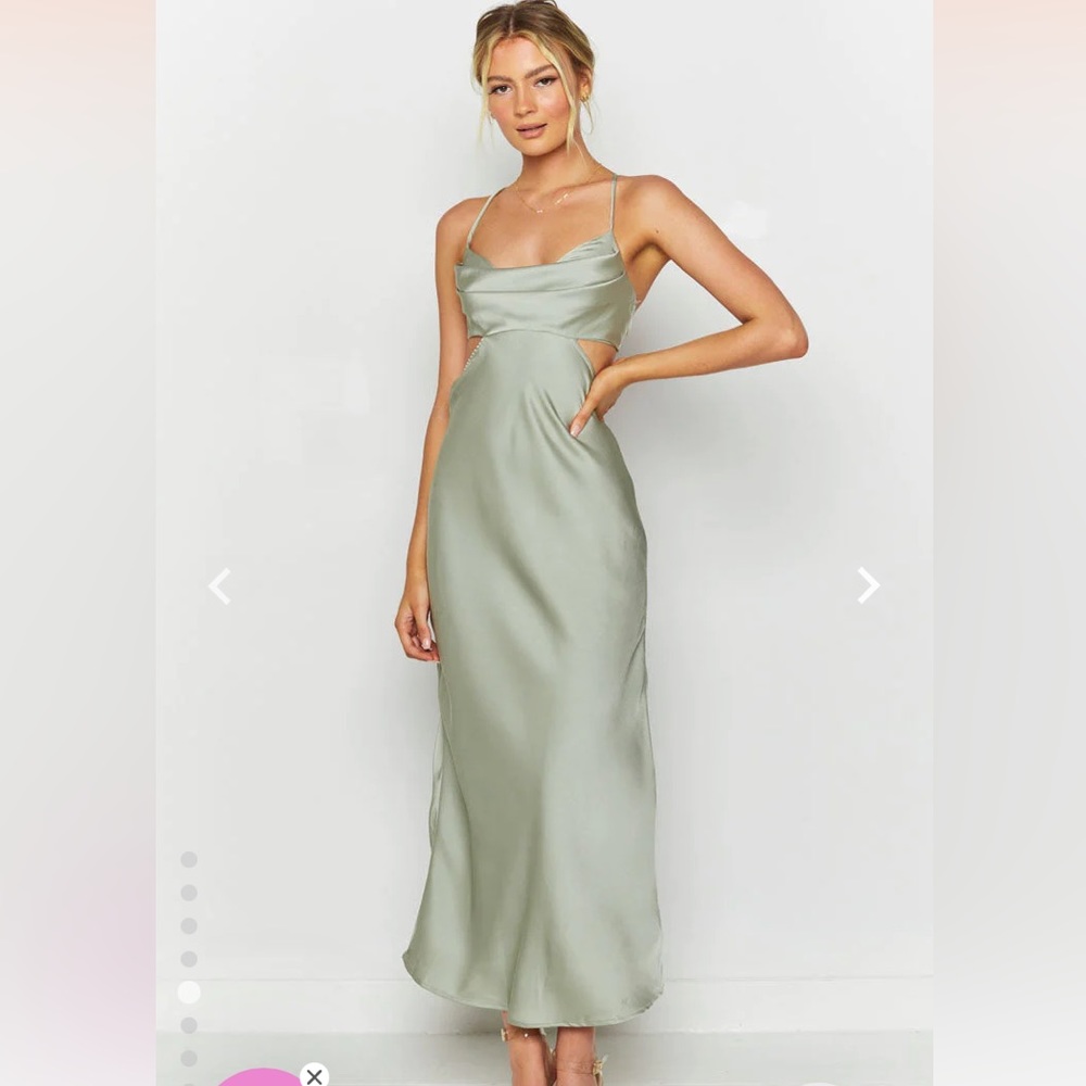 Beginning Boutique Taleah Cut Out Maxi Dress